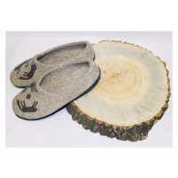 Войлочные домашние  тапочки (Волчек)