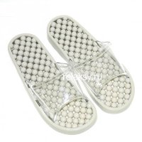 Гелевые массажные тапочки Серые мягкие