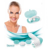 Набор для очищения и массажа кожи лица 4 в 1, Naomi Dead Sea Cosmetics
