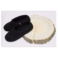 Войлочные домашние тапочки (Воронок)