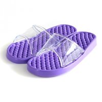 Гелевые массажные тапочки Фиолетовые мягкие