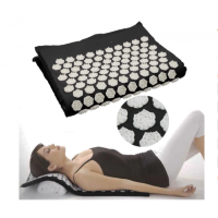 Коврик Кузнецова Лотос, черный 42х67 см