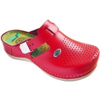 900 | Ортопедические ЖЕНСКИЕ ТАПОЧКИ-САБО КРАСНЫЙ