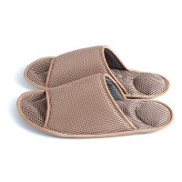 Массажные тапочки Релаксы бежевые