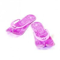 Вьетнамки массажные складные розовые