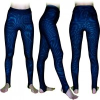 Спортивные леггинсы Муары-М, цвет основы Бирюзовый