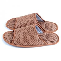 Массажные тапочки Релаксы коричневые