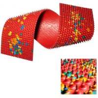 Аппликатор Ляпко двойной 6,2 мм (размер 105х460 мм красный)