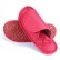 Массажные тапочки Релаксы  Velcro красные