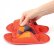 Массажные тапочки Релаксы  Velcro оранжевые