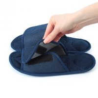 Массажные тапочки Релаксы Velcro темно-синие