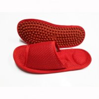 Массажные детские тапочки Красные