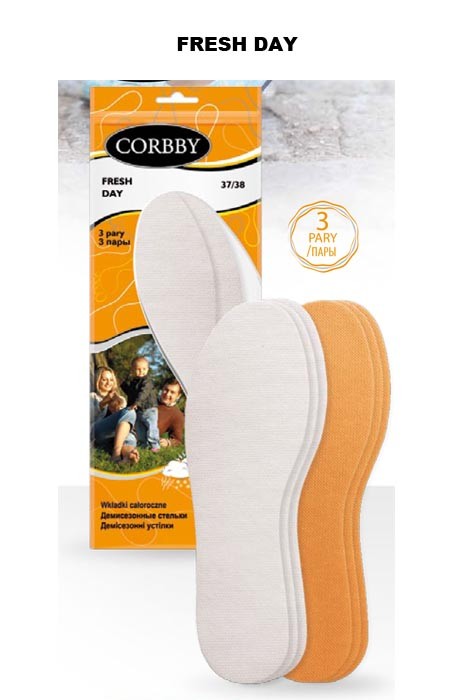 Ортопедические Cтельки парфюмированные Fresh day Сorbby
