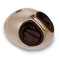 Роликово-компрессионный массажер для ног с ИК-прогревом FITSTUDIO Foot Therapy, цвет кофейный