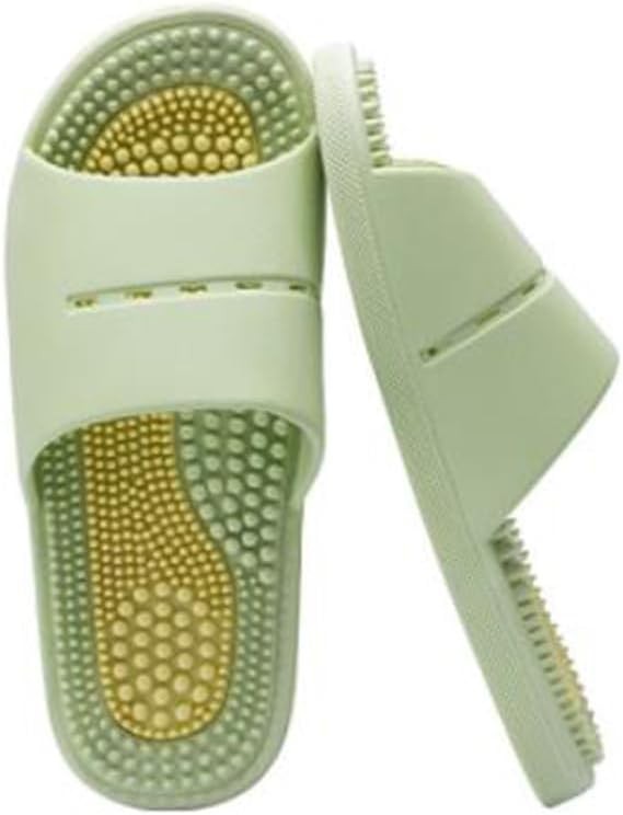 Массажные тапочки Инь-Ян салатовые
