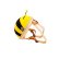 Ранец детский «ПЧЕЛКА» желтый Bumble bee backpack yellow