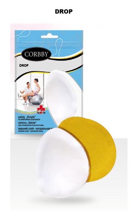  Пелот Капля из натуральной кожи Drop, Corbby